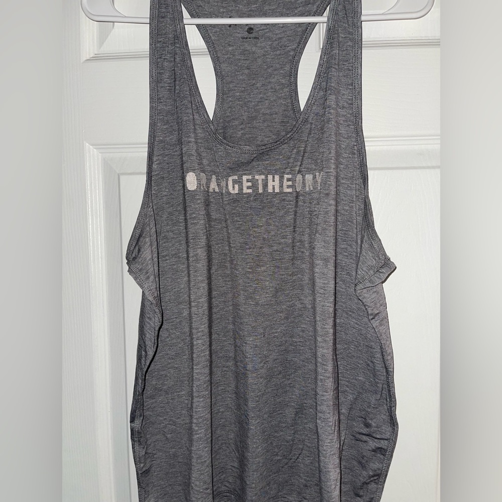 XL Orangetheory Fitness Gray Reflective Tank Top